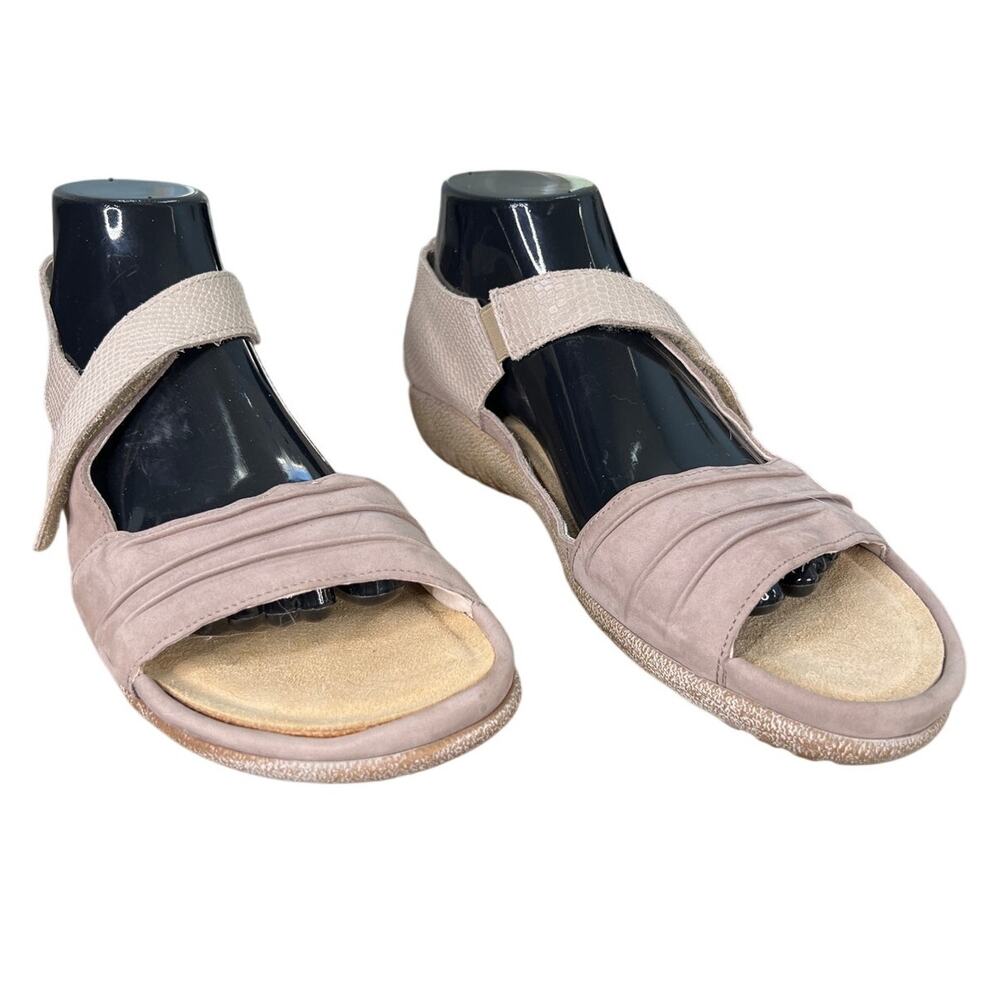 NAOT Women’s Papaki Beige Leather Sandals Size 41 US 10 - Picture 5 of 10